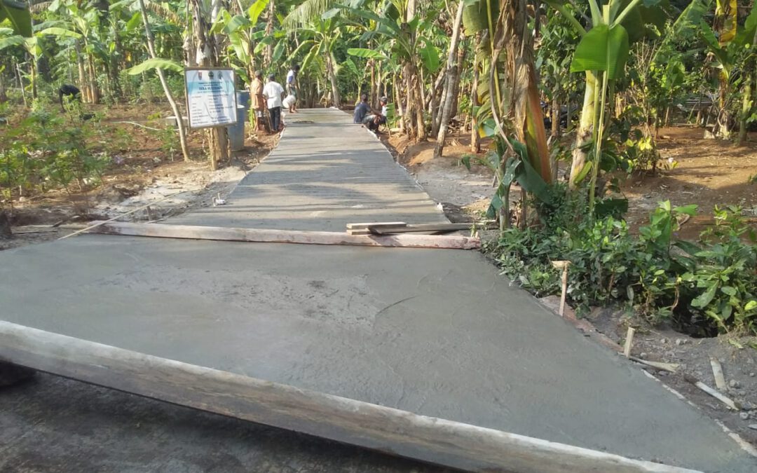 pengecoran gank sanrosid tahap penyelesaian
